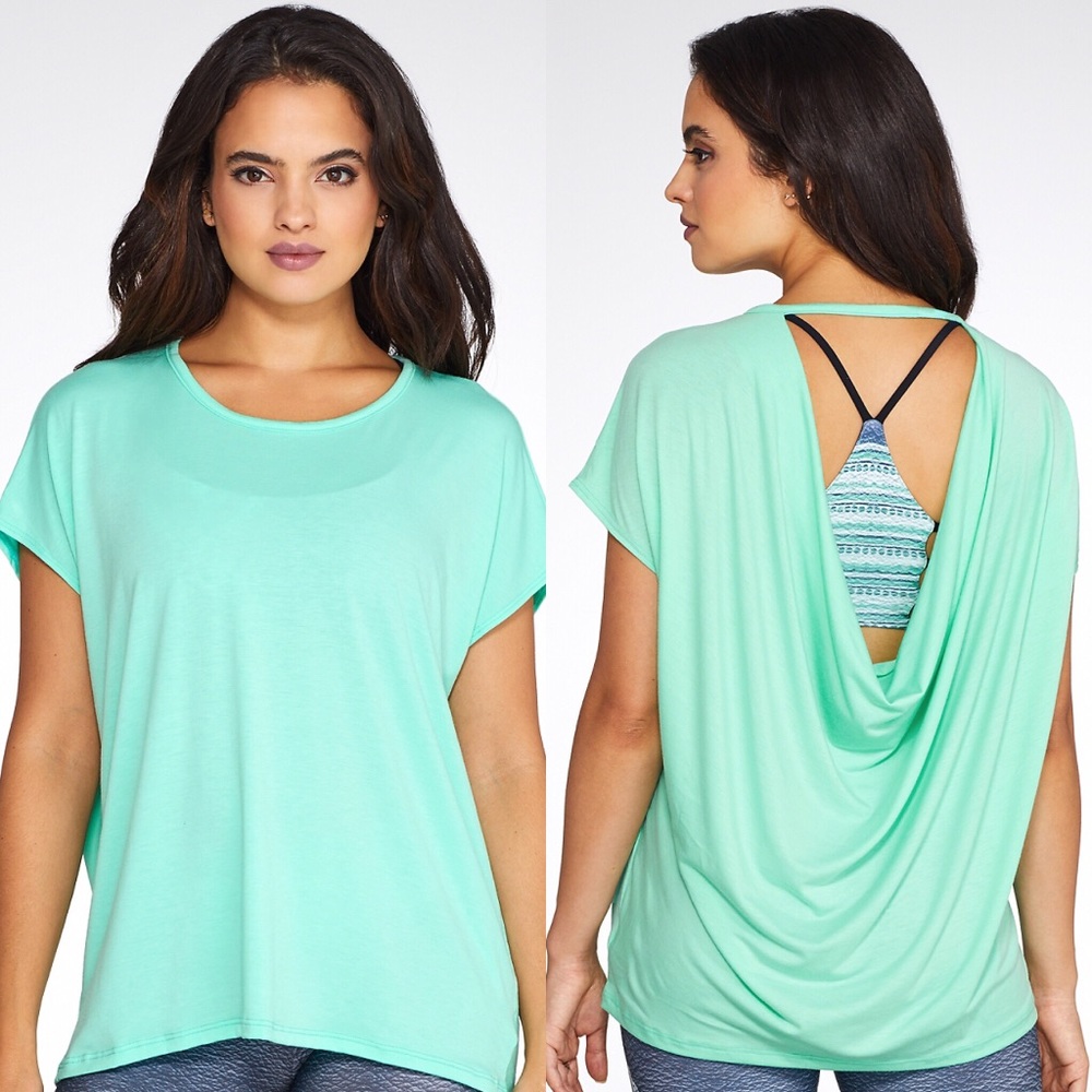 NWT Onzie Drop Back Top Jade One Size